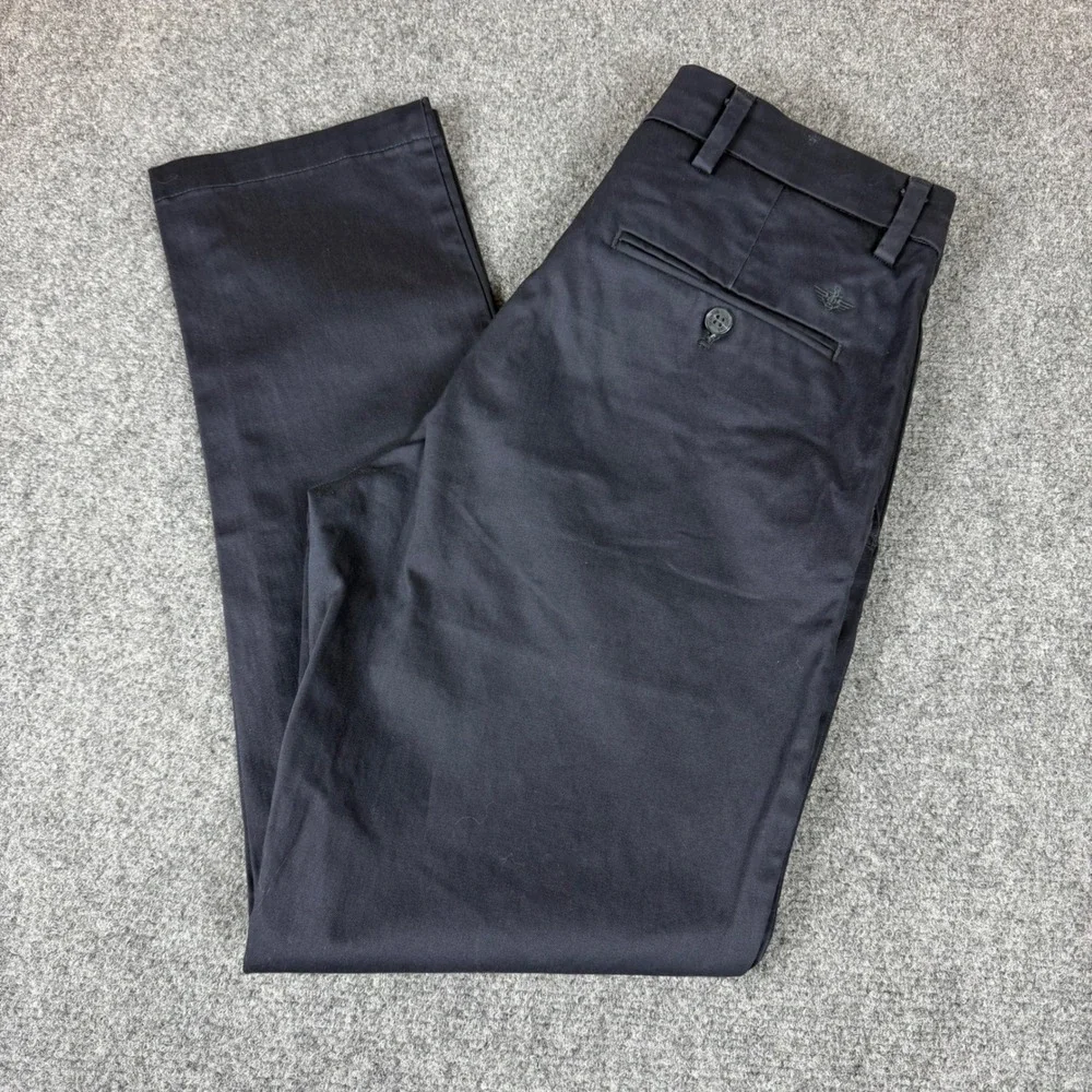 Dockers Slim Fit Flex Comfort Navy Blue Chino Pants Mens 31x30 59407-0009